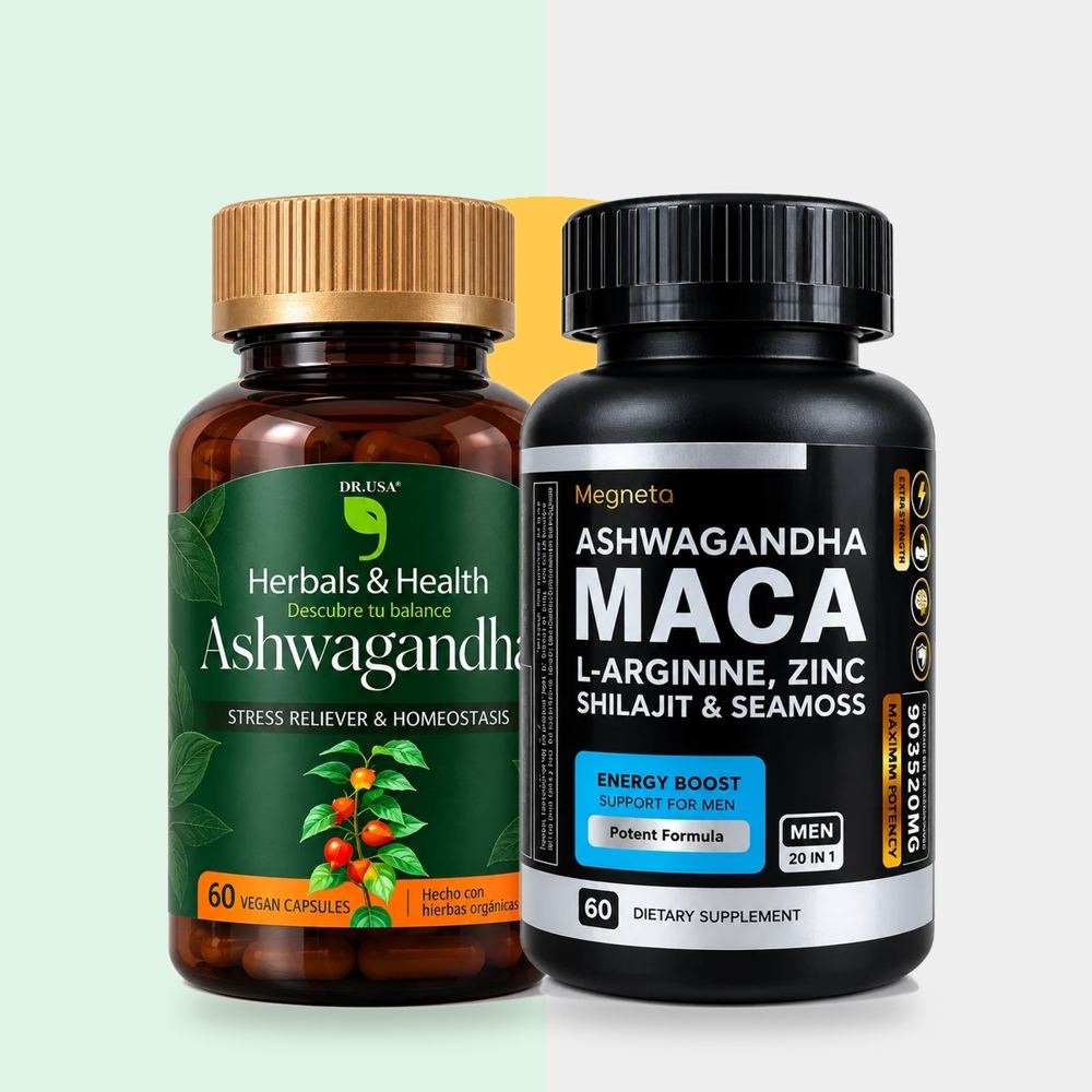 Combo pareja: Ashwagandha + Ashwagandha Maca