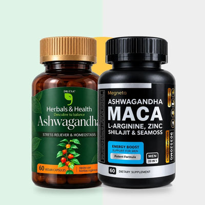 Combo pareja: Ashwagandha + Ashwagandha Maca